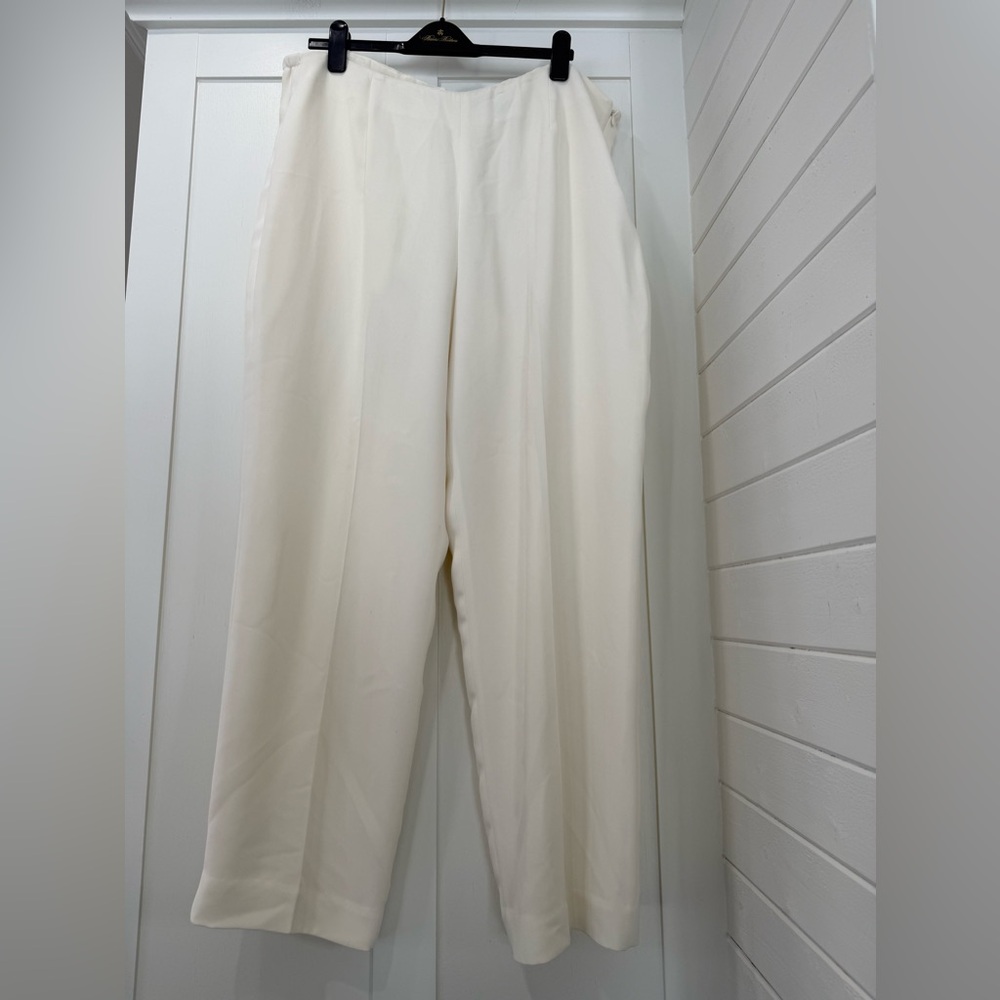 Kate Hill Cream Women's Trousers